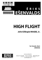 High Flight SSSAAA choral sheet music cover